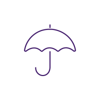 open umbrella icon